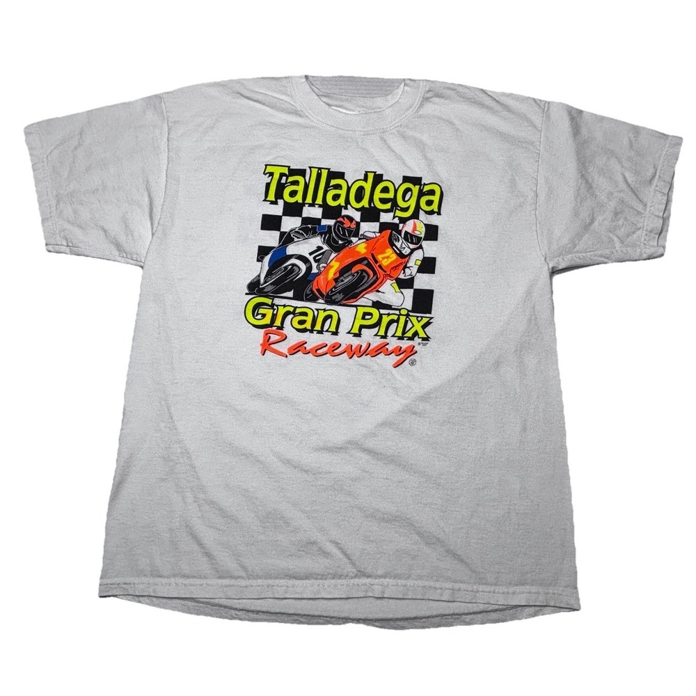 VTG Talladega Gran Prix Raceway Racing Shirt XL Motorcycle GP Track Souvenir Y2K